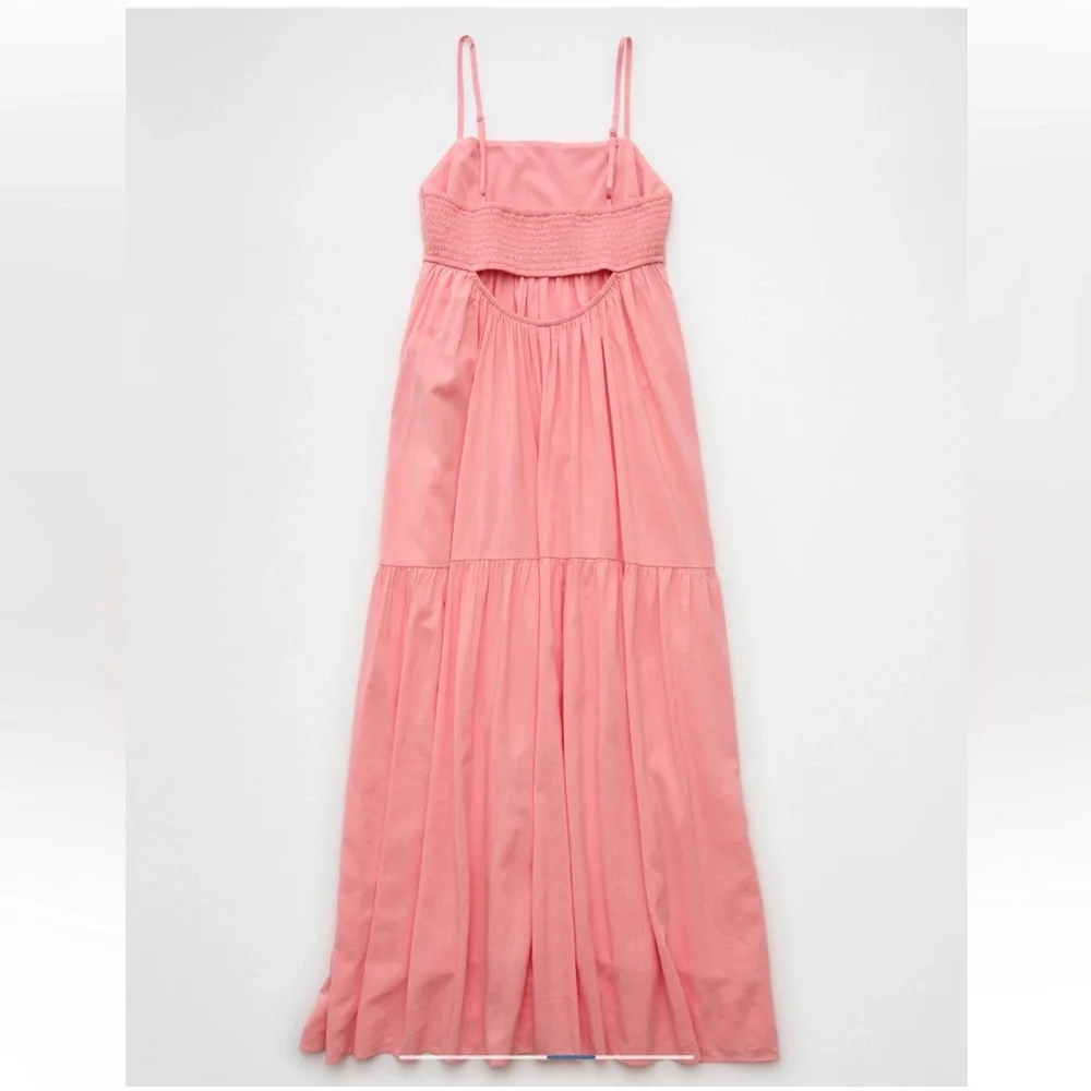 NWT AE Pintuck Maxi Dress - Picture 4 of 8